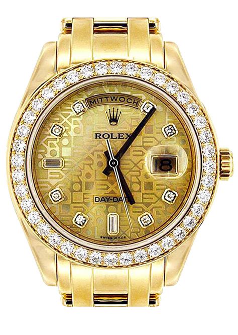 rolex day date 18k yellow ghold